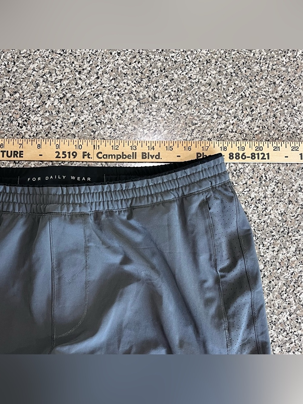 Mack Weldon Grey Athletic Shorts Men’s XL Athleisure - Picture 5 of 7